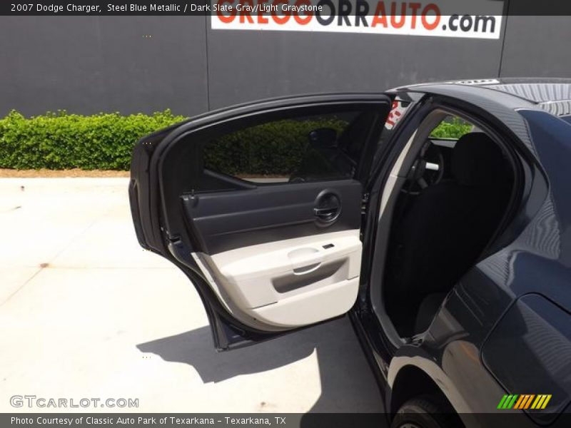Steel Blue Metallic / Dark Slate Gray/Light Graystone 2007 Dodge Charger