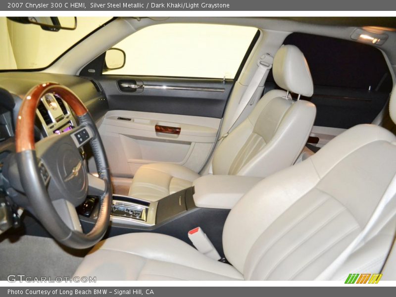 Silver Steel Metallic / Dark Khaki/Light Graystone 2007 Chrysler 300 C HEMI