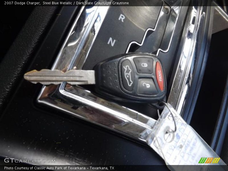 Steel Blue Metallic / Dark Slate Gray/Light Graystone 2007 Dodge Charger