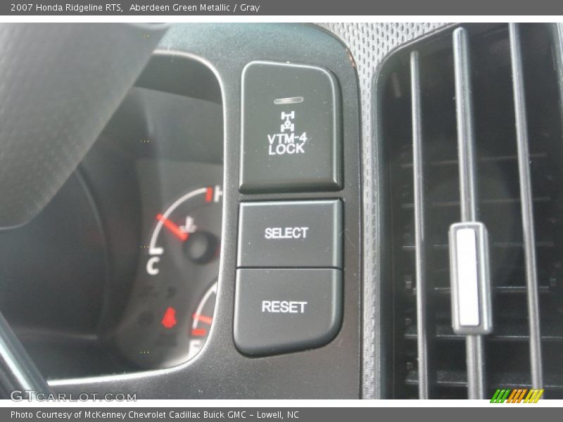 Aberdeen Green Metallic / Gray 2007 Honda Ridgeline RTS