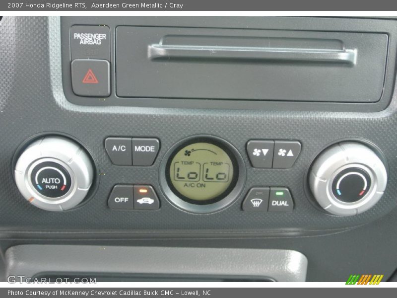 Aberdeen Green Metallic / Gray 2007 Honda Ridgeline RTS