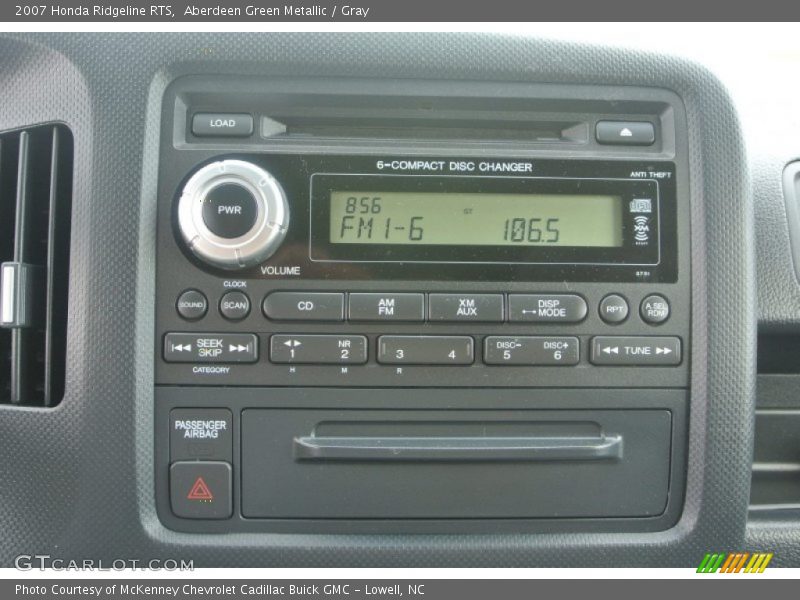 Aberdeen Green Metallic / Gray 2007 Honda Ridgeline RTS