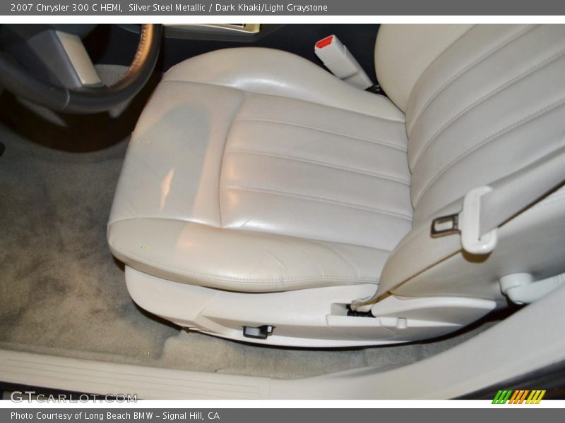 Silver Steel Metallic / Dark Khaki/Light Graystone 2007 Chrysler 300 C HEMI