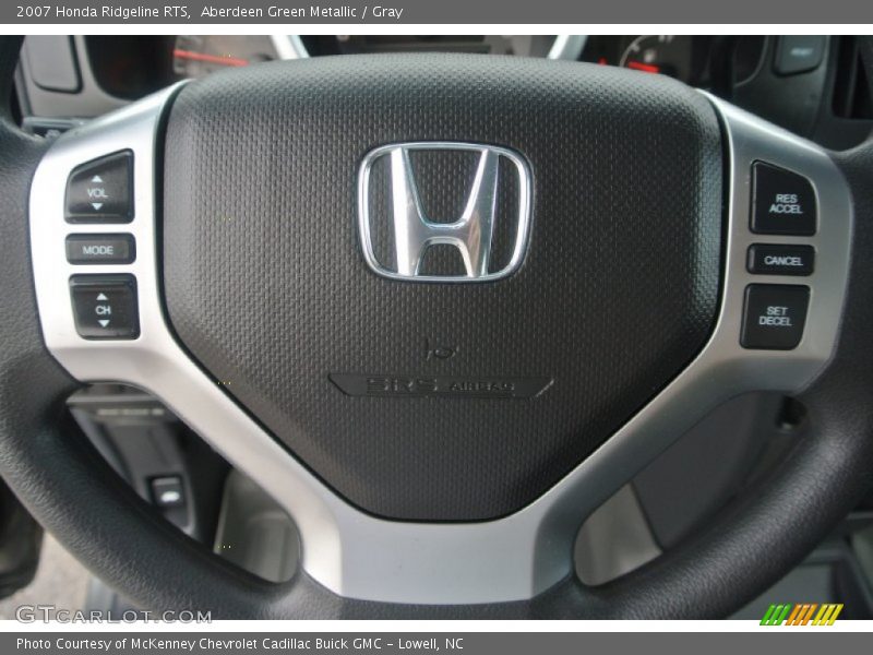 Aberdeen Green Metallic / Gray 2007 Honda Ridgeline RTS