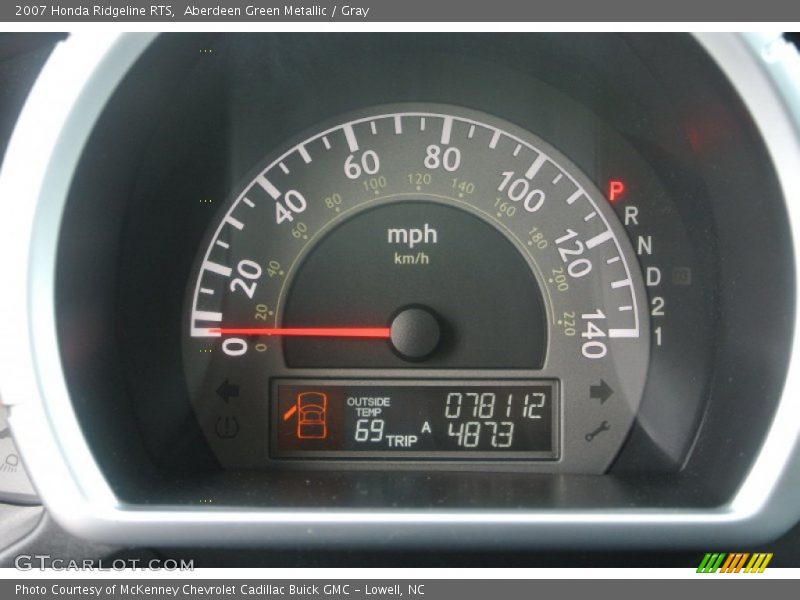 Aberdeen Green Metallic / Gray 2007 Honda Ridgeline RTS