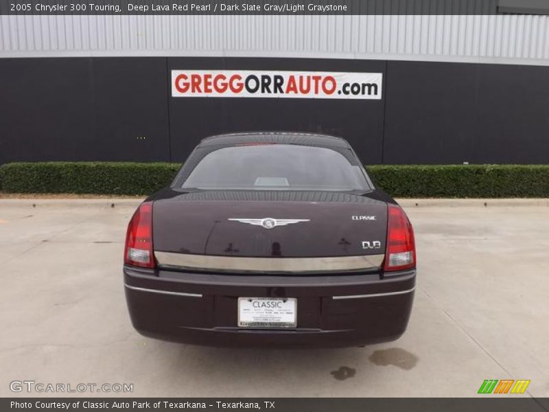 Deep Lava Red Pearl / Dark Slate Gray/Light Graystone 2005 Chrysler 300 Touring