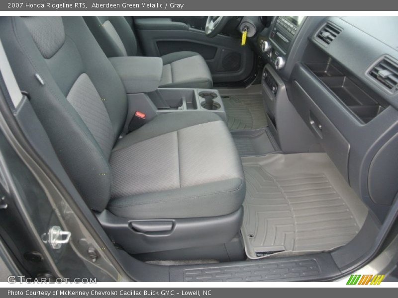 Aberdeen Green Metallic / Gray 2007 Honda Ridgeline RTS