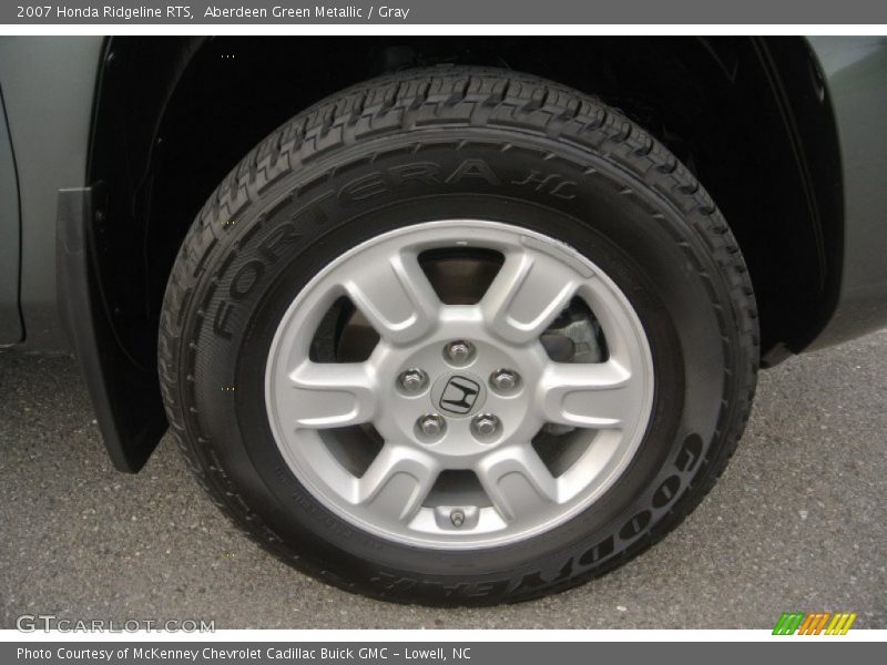 Aberdeen Green Metallic / Gray 2007 Honda Ridgeline RTS