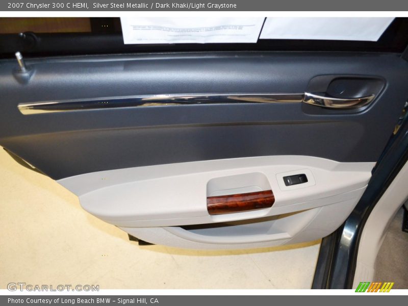 Silver Steel Metallic / Dark Khaki/Light Graystone 2007 Chrysler 300 C HEMI