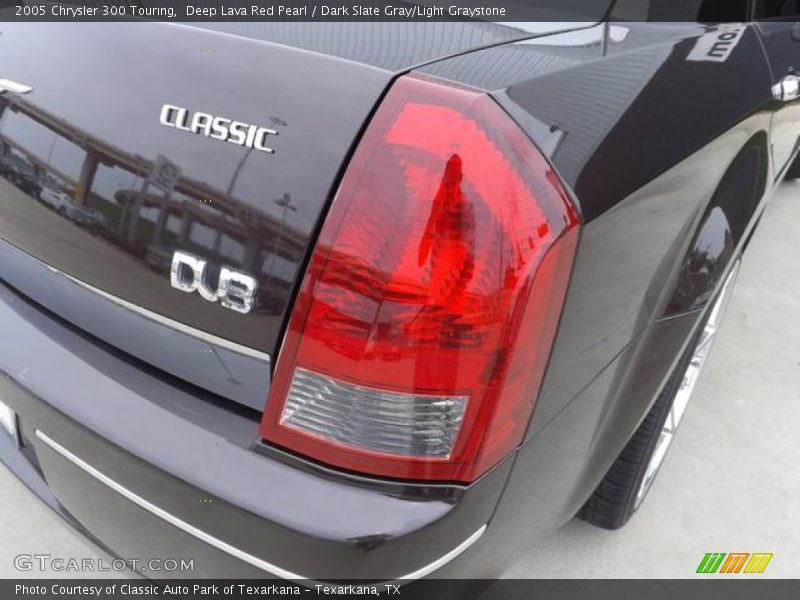 Deep Lava Red Pearl / Dark Slate Gray/Light Graystone 2005 Chrysler 300 Touring
