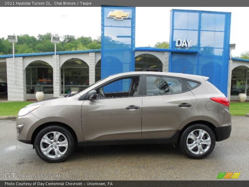 Chai Bronze / Taupe 2011 Hyundai Tucson GL