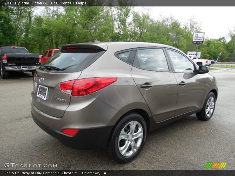 Chai Bronze / Taupe 2011 Hyundai Tucson GL