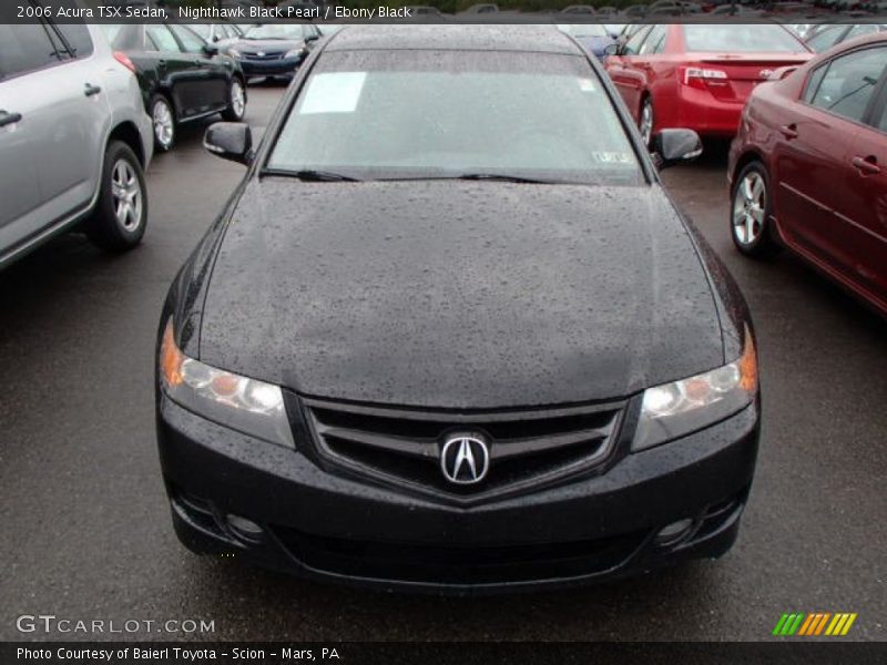 Nighthawk Black Pearl / Ebony Black 2006 Acura TSX Sedan