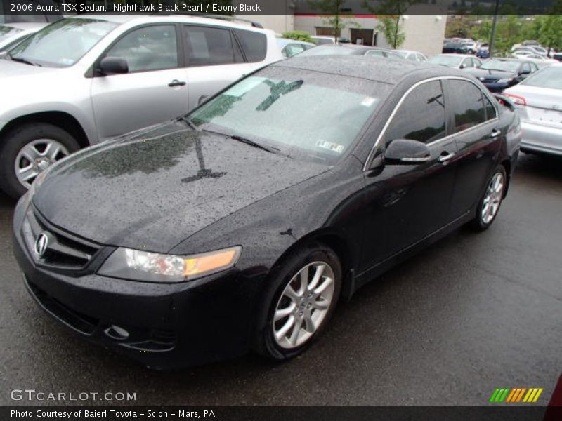 Nighthawk Black Pearl / Ebony Black 2006 Acura TSX Sedan