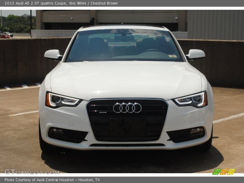 Ibis White / Chestnut Brown 2013 Audi A5 2.0T quattro Coupe