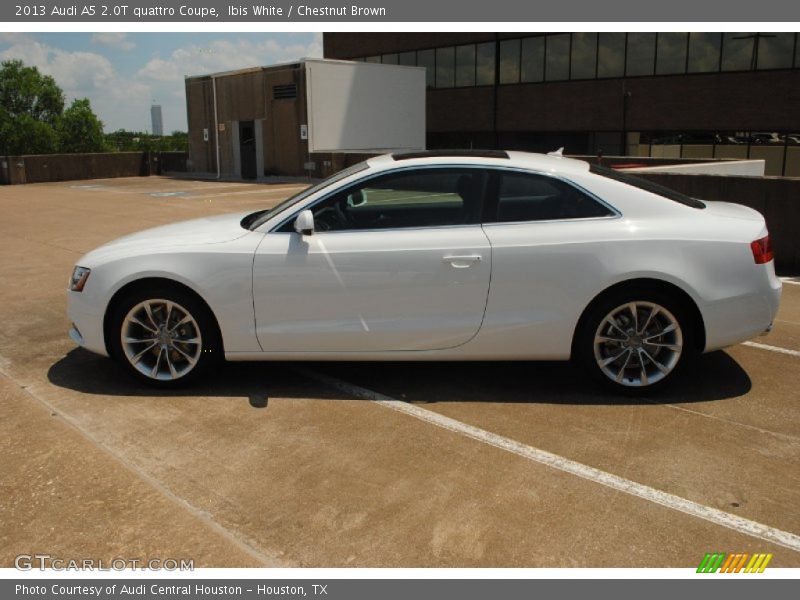 Ibis White / Chestnut Brown 2013 Audi A5 2.0T quattro Coupe