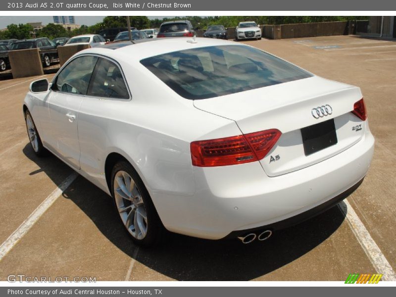 Ibis White / Chestnut Brown 2013 Audi A5 2.0T quattro Coupe