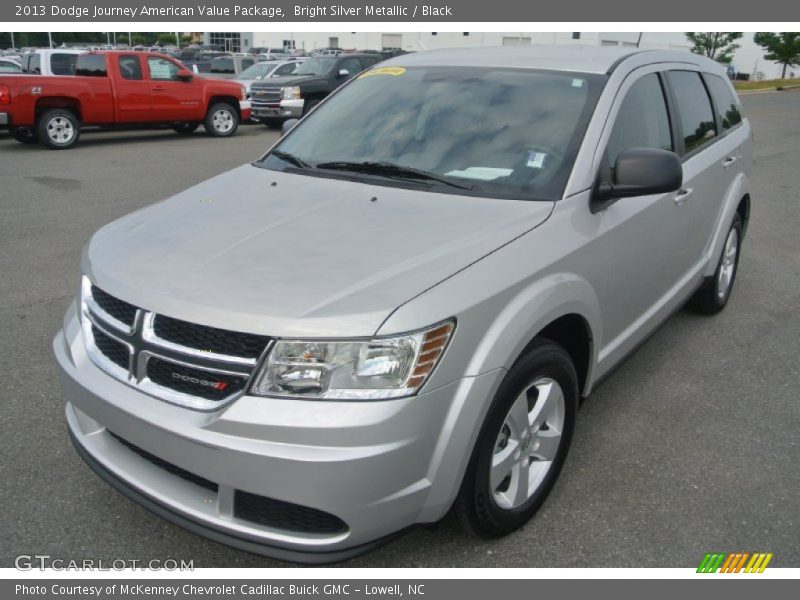 Bright Silver Metallic / Black 2013 Dodge Journey American Value Package