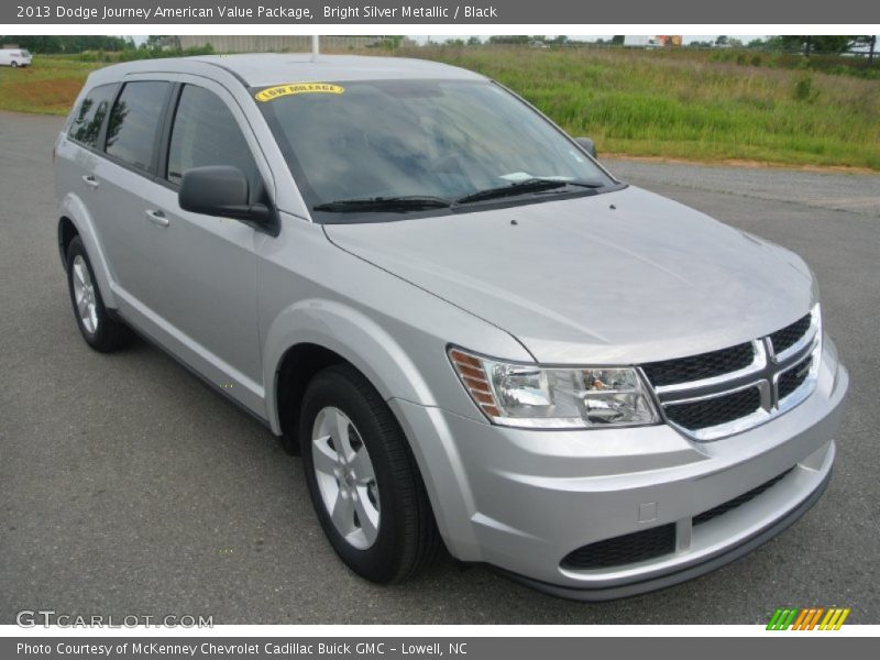 Bright Silver Metallic / Black 2013 Dodge Journey American Value Package