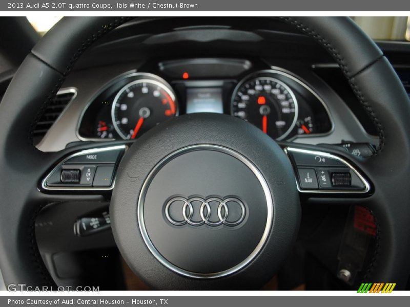 Ibis White / Chestnut Brown 2013 Audi A5 2.0T quattro Coupe
