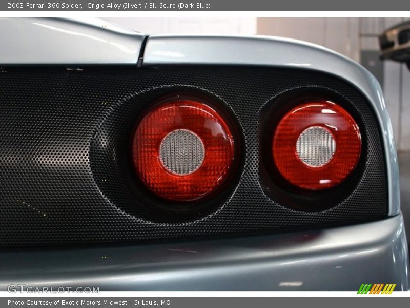 Grigio Alloy (Silver) / Blu Scuro (Dark Blue) 2003 Ferrari 360 Spider