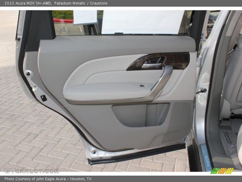 Palladium Metallic / Graystone 2013 Acura MDX SH-AWD