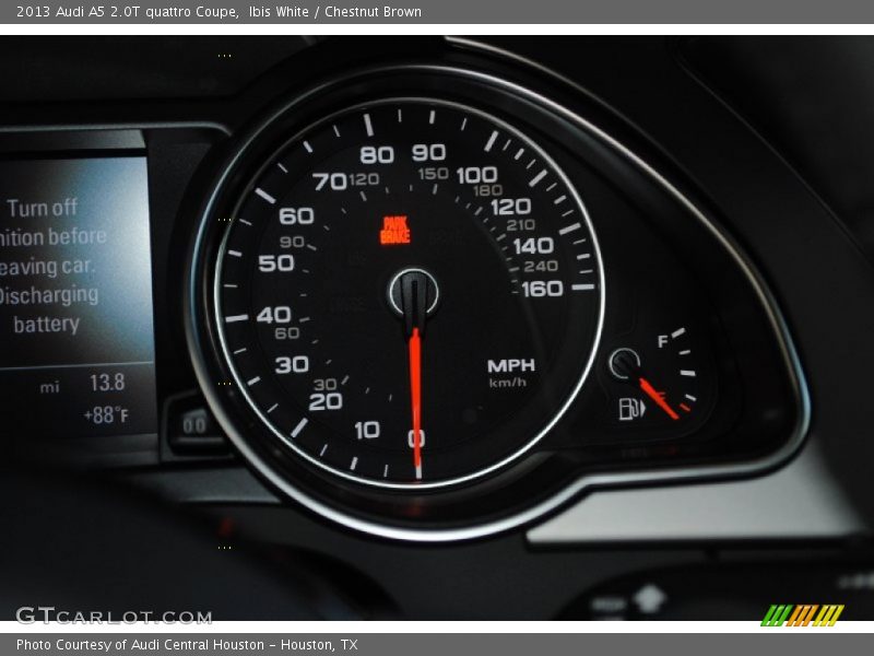 Ibis White / Chestnut Brown 2013 Audi A5 2.0T quattro Coupe