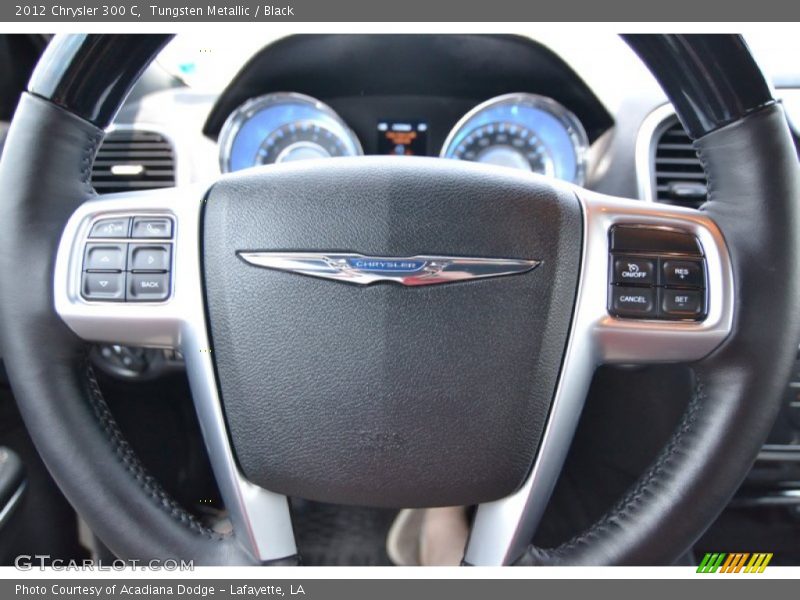 Tungsten Metallic / Black 2012 Chrysler 300 C