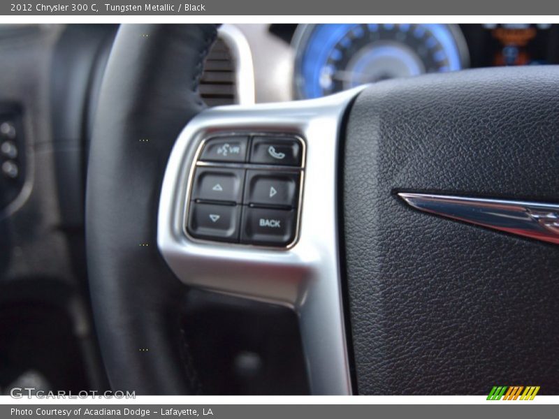 Tungsten Metallic / Black 2012 Chrysler 300 C