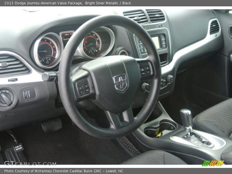 Bright Silver Metallic / Black 2013 Dodge Journey American Value Package