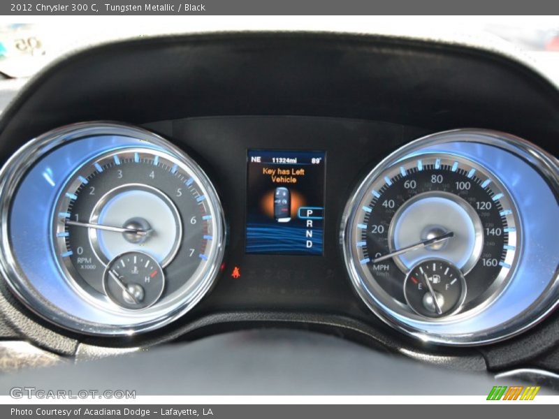 Tungsten Metallic / Black 2012 Chrysler 300 C