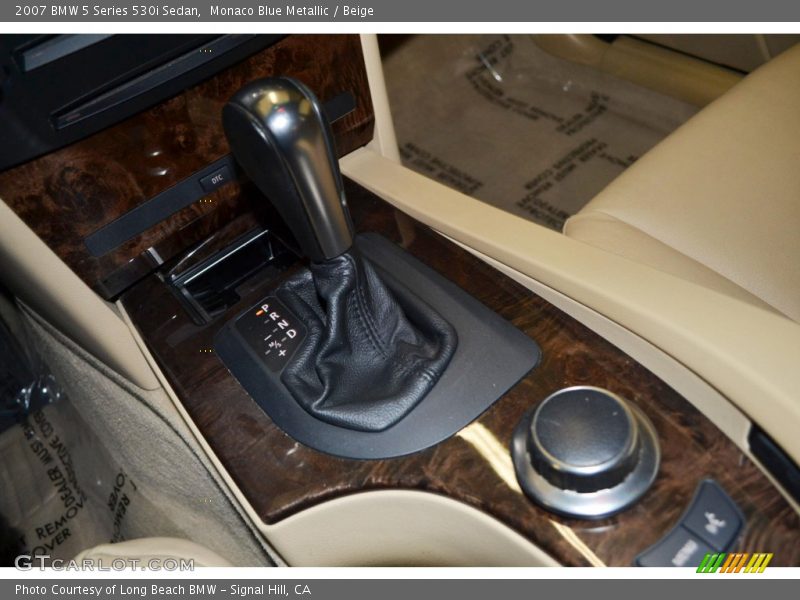 Monaco Blue Metallic / Beige 2007 BMW 5 Series 530i Sedan