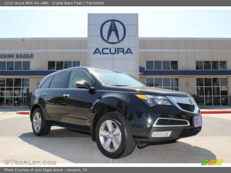 Crystal Black Pearl / Parchment 2013 Acura MDX SH-AWD