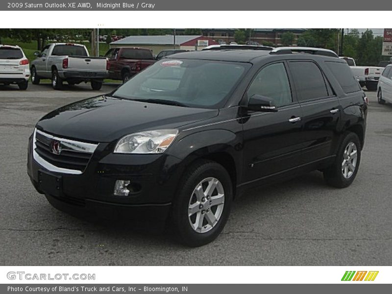 Midnight Blue / Gray 2009 Saturn Outlook XE AWD