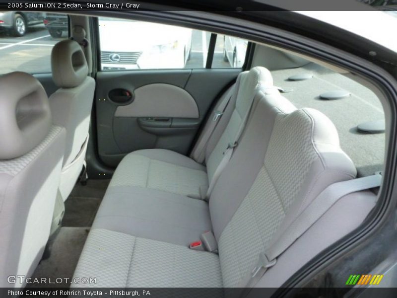 Rear Seat of 2005 ION 2 Sedan
