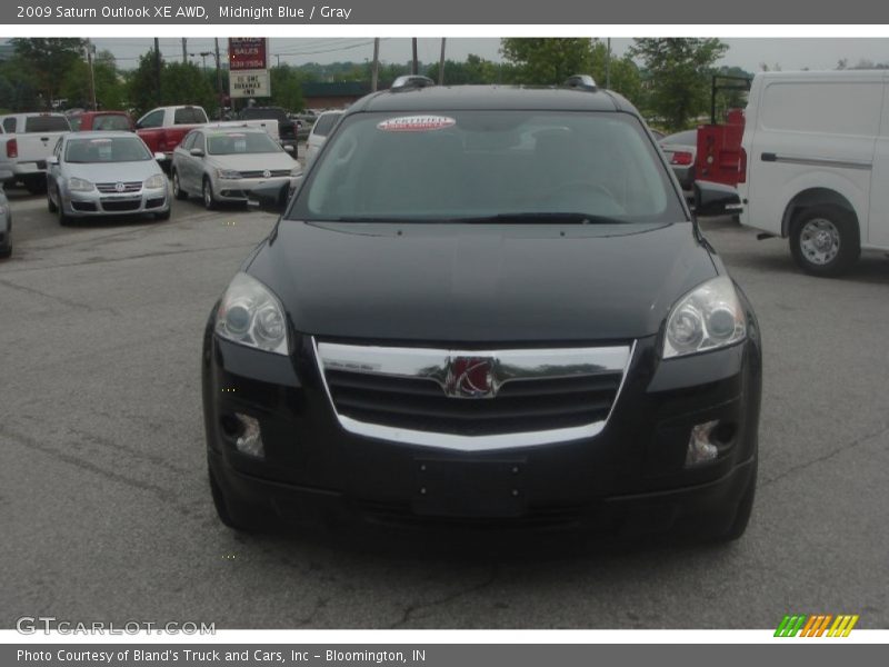 Midnight Blue / Gray 2009 Saturn Outlook XE AWD