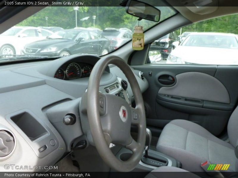 Storm Gray / Gray 2005 Saturn ION 2 Sedan