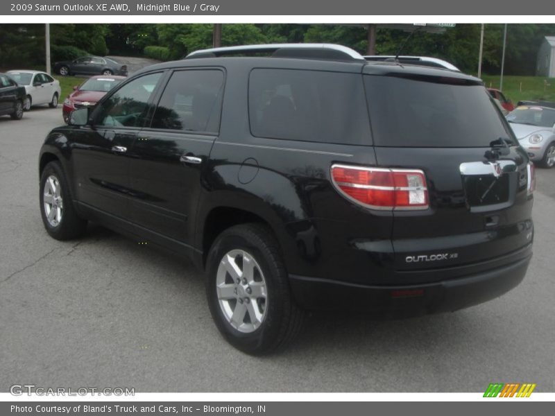 Midnight Blue / Gray 2009 Saturn Outlook XE AWD