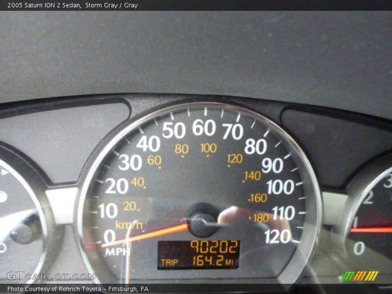 Storm Gray / Gray 2005 Saturn ION 2 Sedan