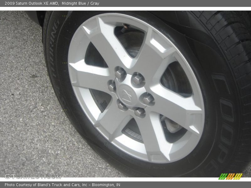 Midnight Blue / Gray 2009 Saturn Outlook XE AWD