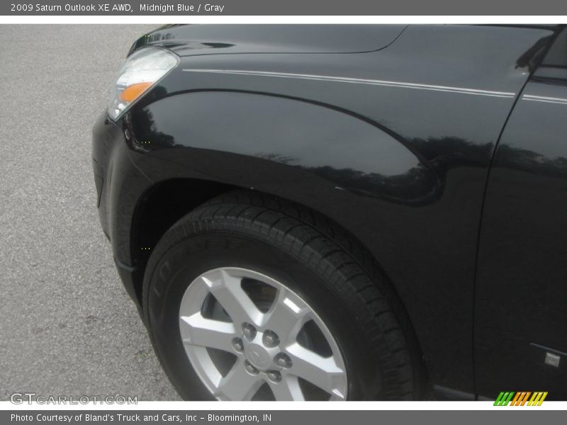 Midnight Blue / Gray 2009 Saturn Outlook XE AWD