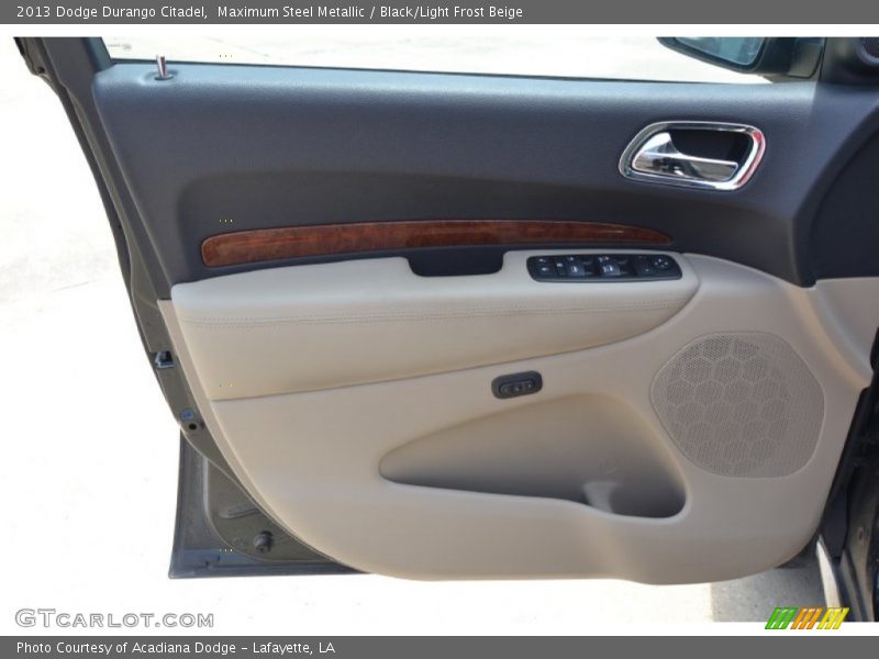 Maximum Steel Metallic / Black/Light Frost Beige 2013 Dodge Durango Citadel