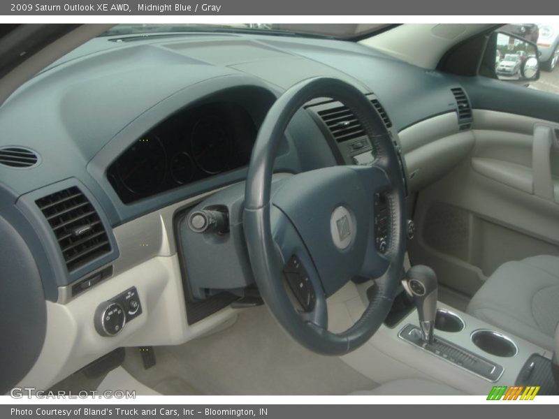 Midnight Blue / Gray 2009 Saturn Outlook XE AWD