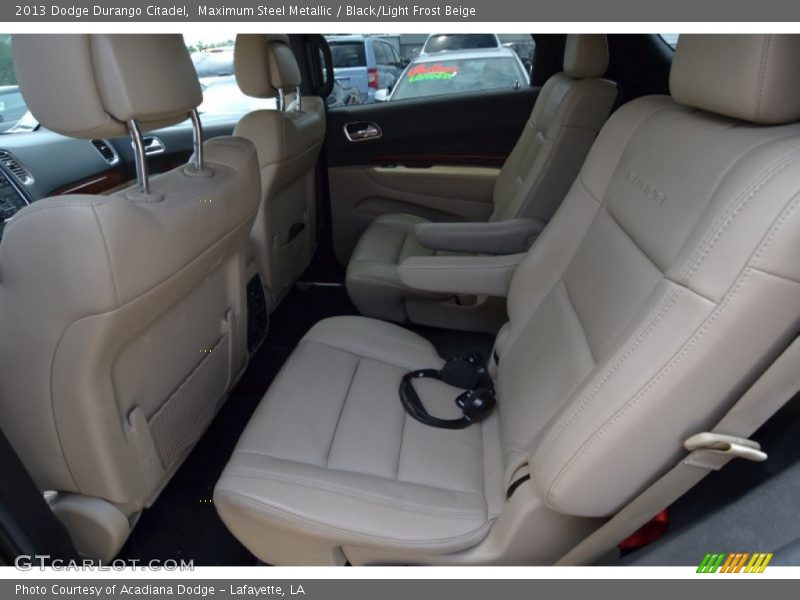 Maximum Steel Metallic / Black/Light Frost Beige 2013 Dodge Durango Citadel