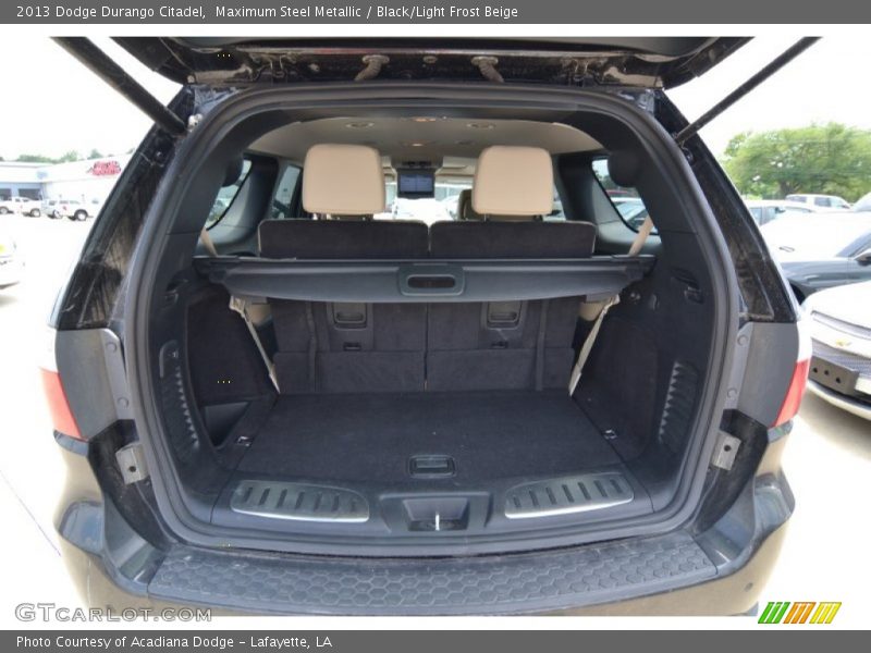Maximum Steel Metallic / Black/Light Frost Beige 2013 Dodge Durango Citadel