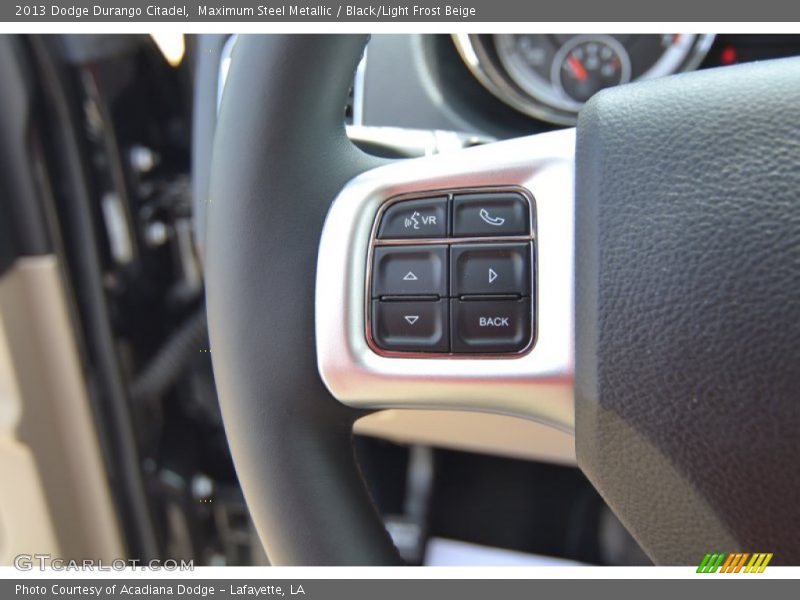 Maximum Steel Metallic / Black/Light Frost Beige 2013 Dodge Durango Citadel
