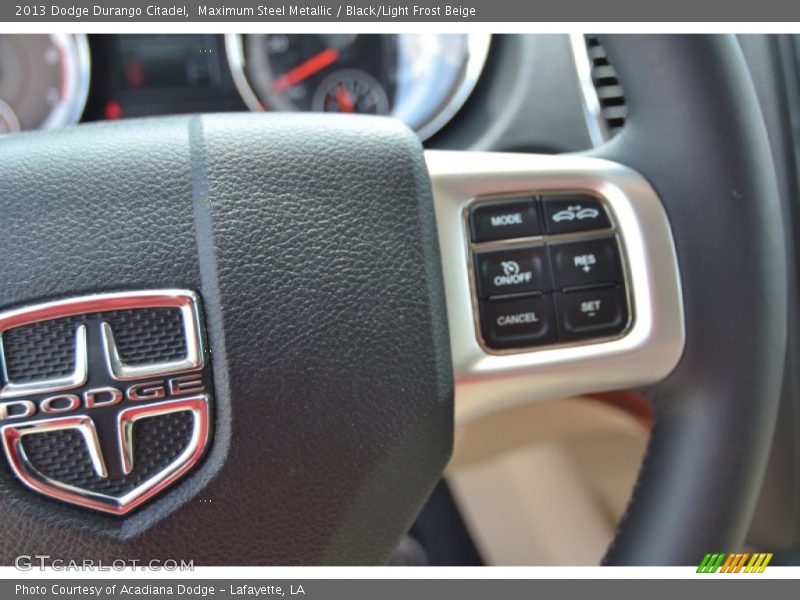 Maximum Steel Metallic / Black/Light Frost Beige 2013 Dodge Durango Citadel
