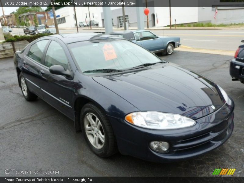 Deep Sapphire Blue Pearlcoat / Dark Slate Gray 2001 Dodge Intrepid ES