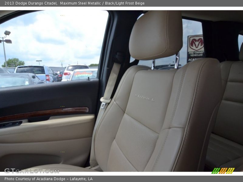 Maximum Steel Metallic / Black/Light Frost Beige 2013 Dodge Durango Citadel