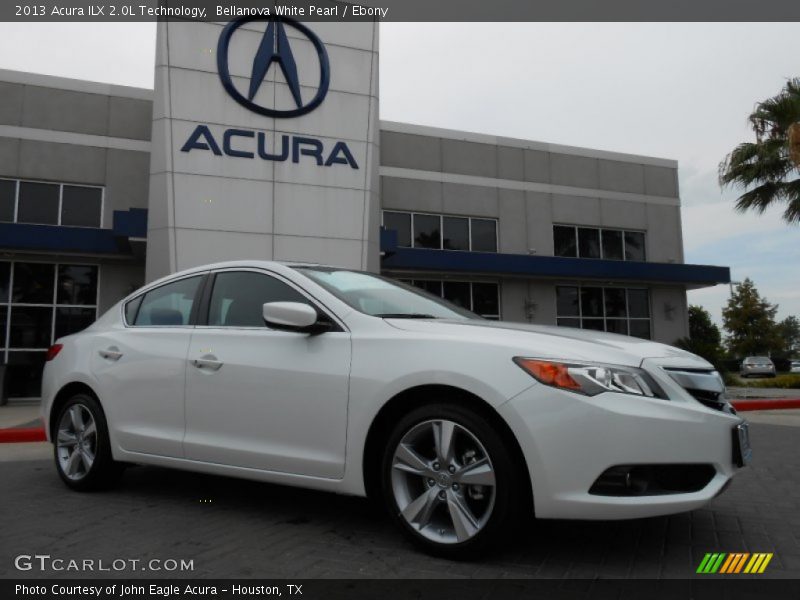Bellanova White Pearl / Ebony 2013 Acura ILX 2.0L Technology